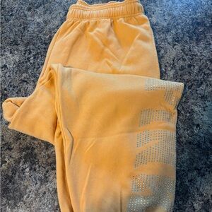 PINK Victoria's Secret Orange Sweatpants